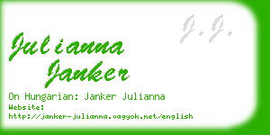 julianna janker business card
